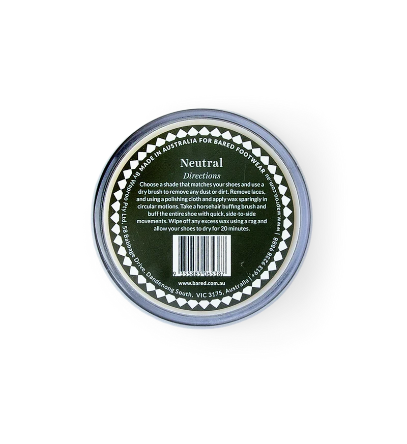 Bared Shoe Wax