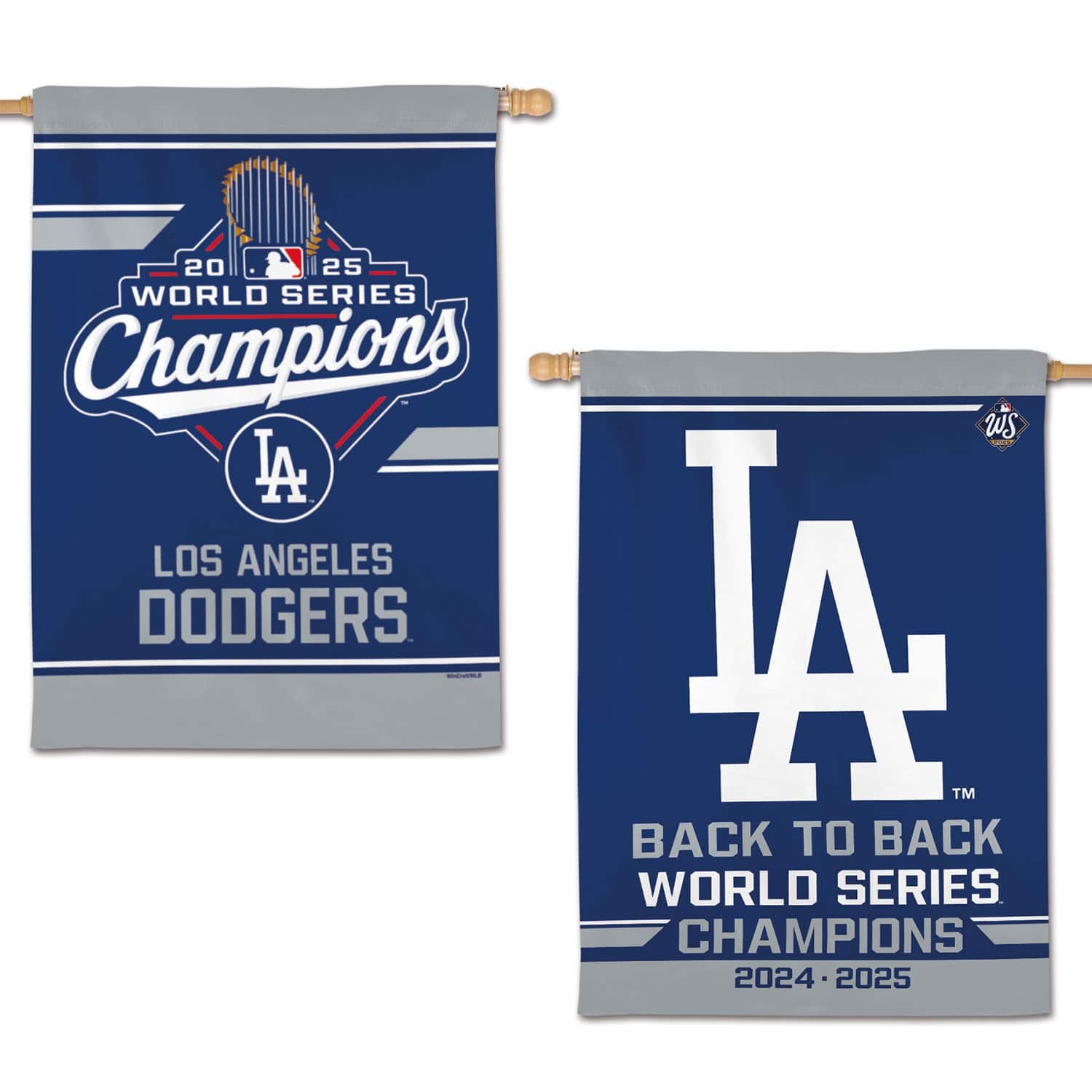 Los Angeles Dodgers 2025 World Series Champions Banner Flag