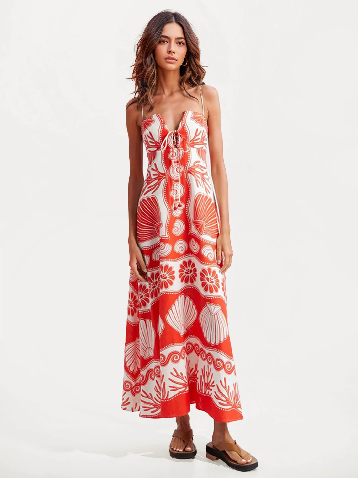 Strapless Floral Maxi Dress
