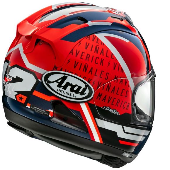 Casque intégral Arai RX-7V EVO - MAVERICK 2023 - BlancRef : AI0566