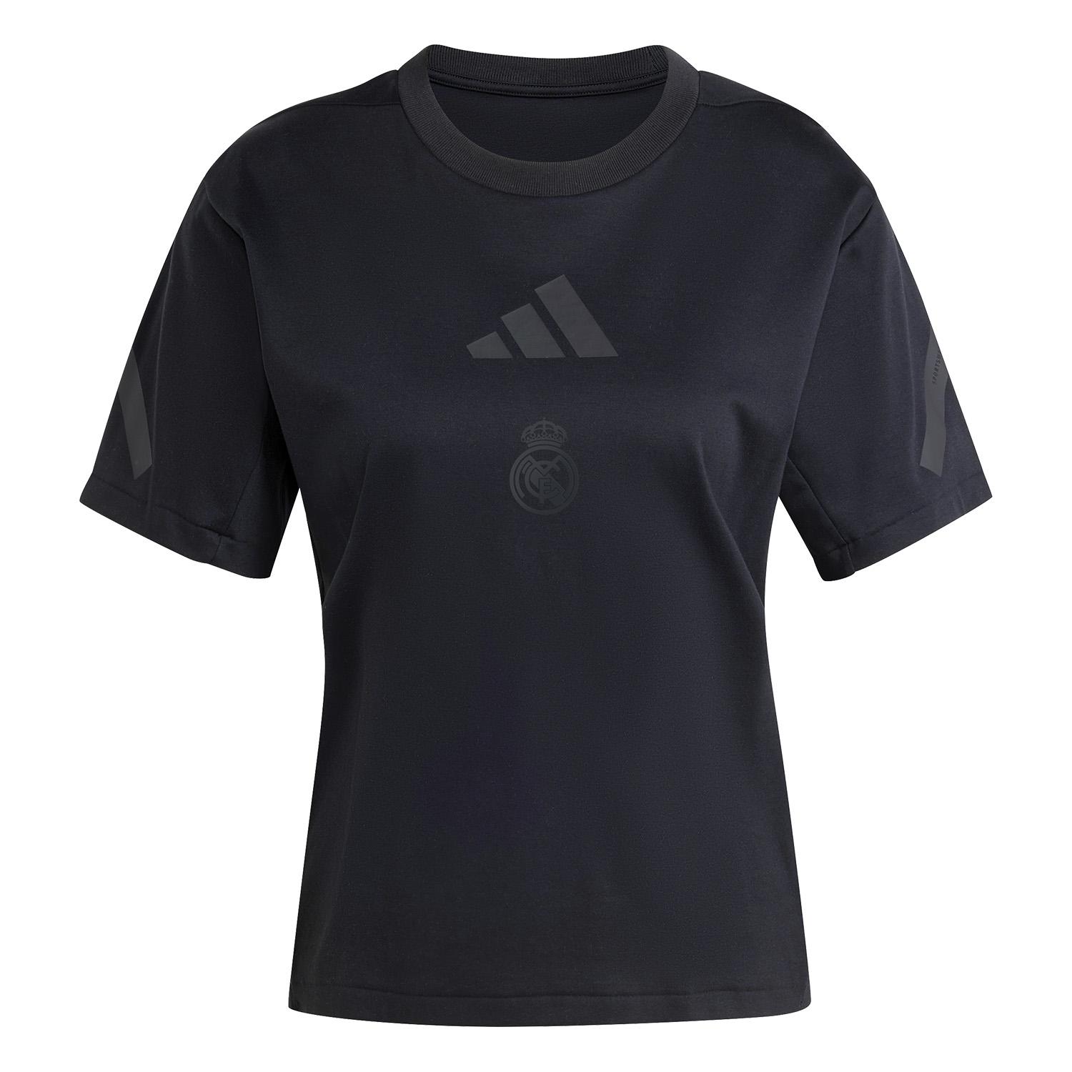 Womens adidas Real Urban T-Shirt Black