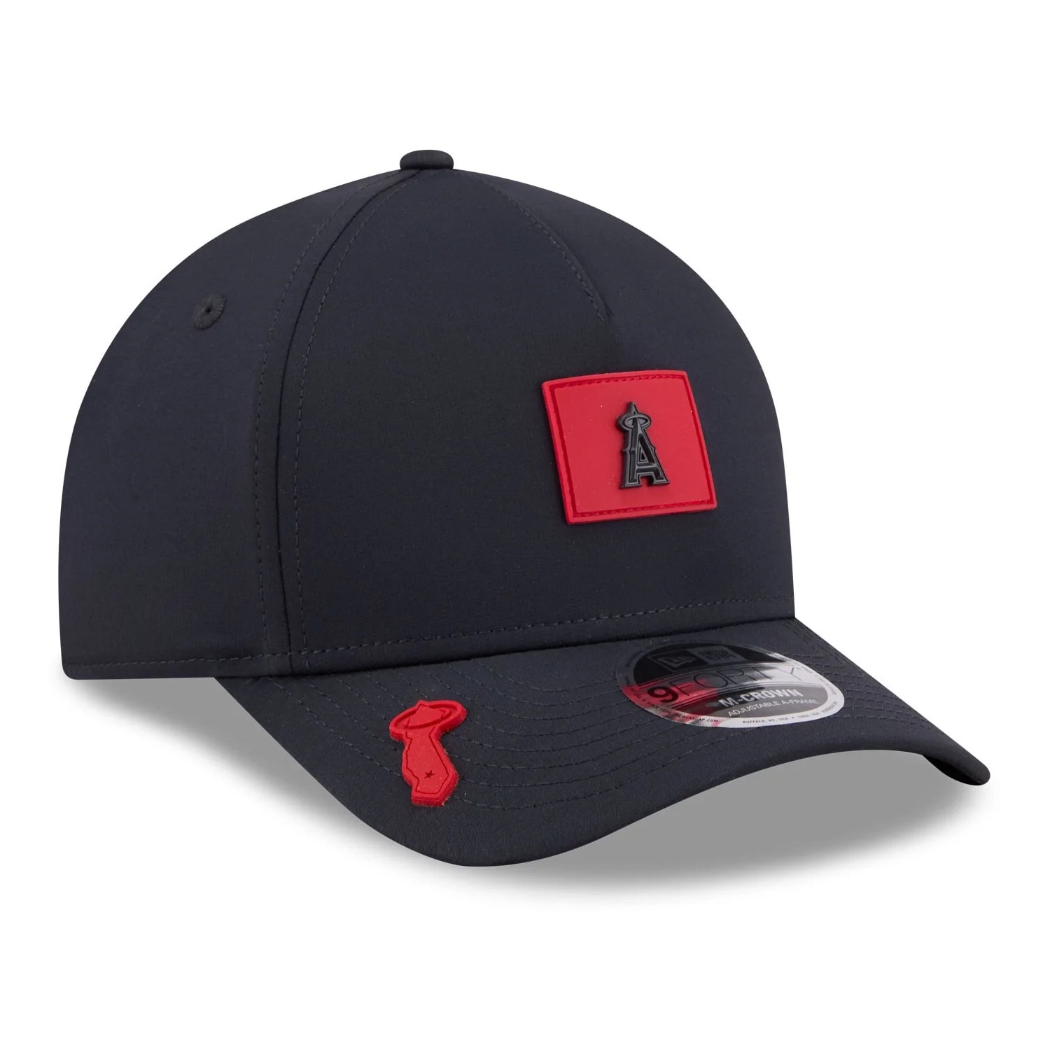 Los Angeles Angels 2026 MLB Clubhouse 9FORTY M-Crown A-Frame Snapback Cap