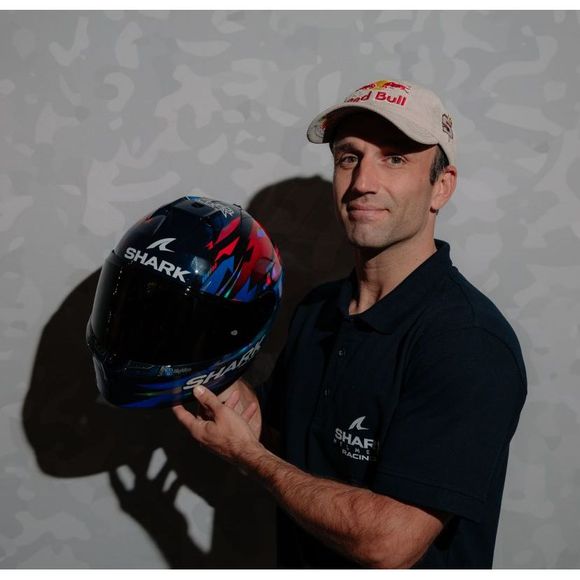 Shark SKWAL CUP REPLICA ZARCO GP DE FRANCE full face helmet - Blue / RedRef: SH1867