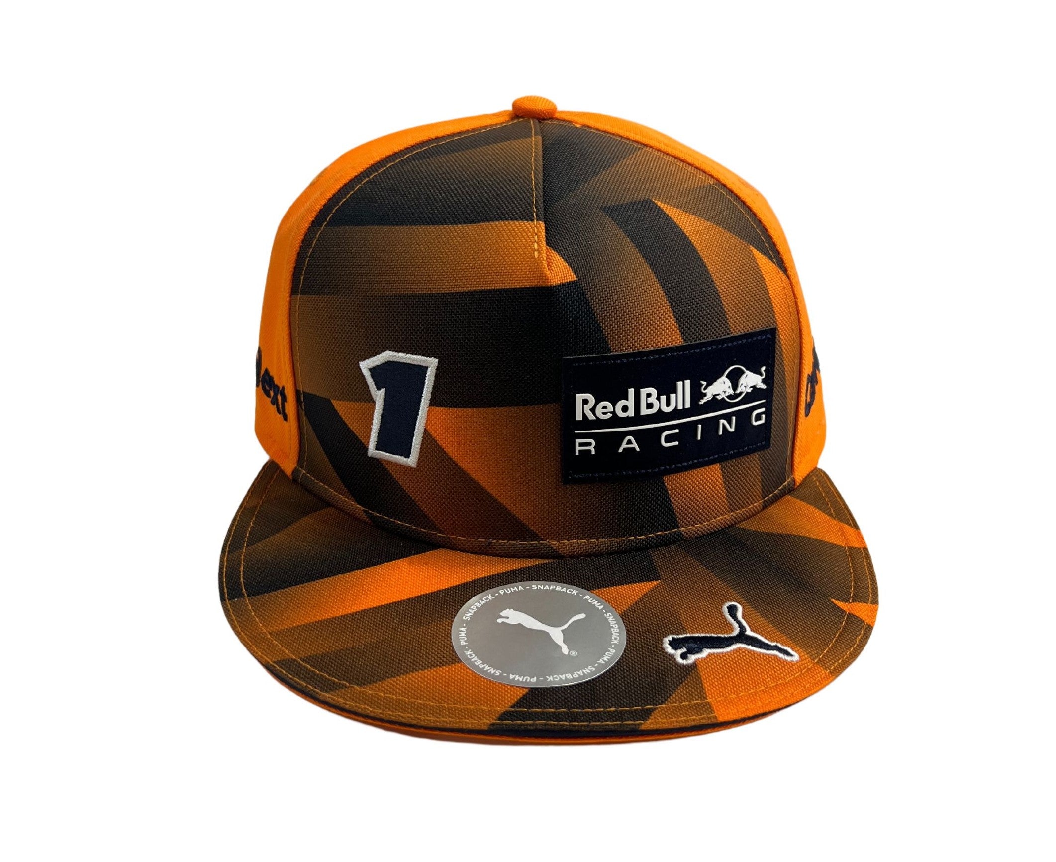 Max Verstappen Autographed #1 Red Bull Puma Hat