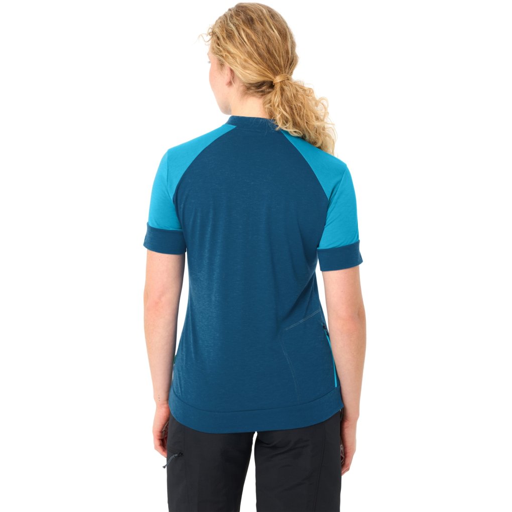 Vaude Altissimo Q-Zip Shirt Women - shore blue
