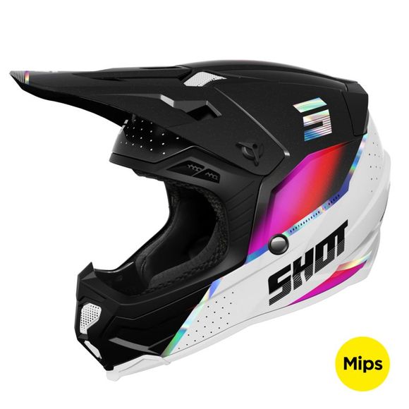 Shot CORE cross Helmet - HONOR 2023 - Black / MulticolorRef: SO2447