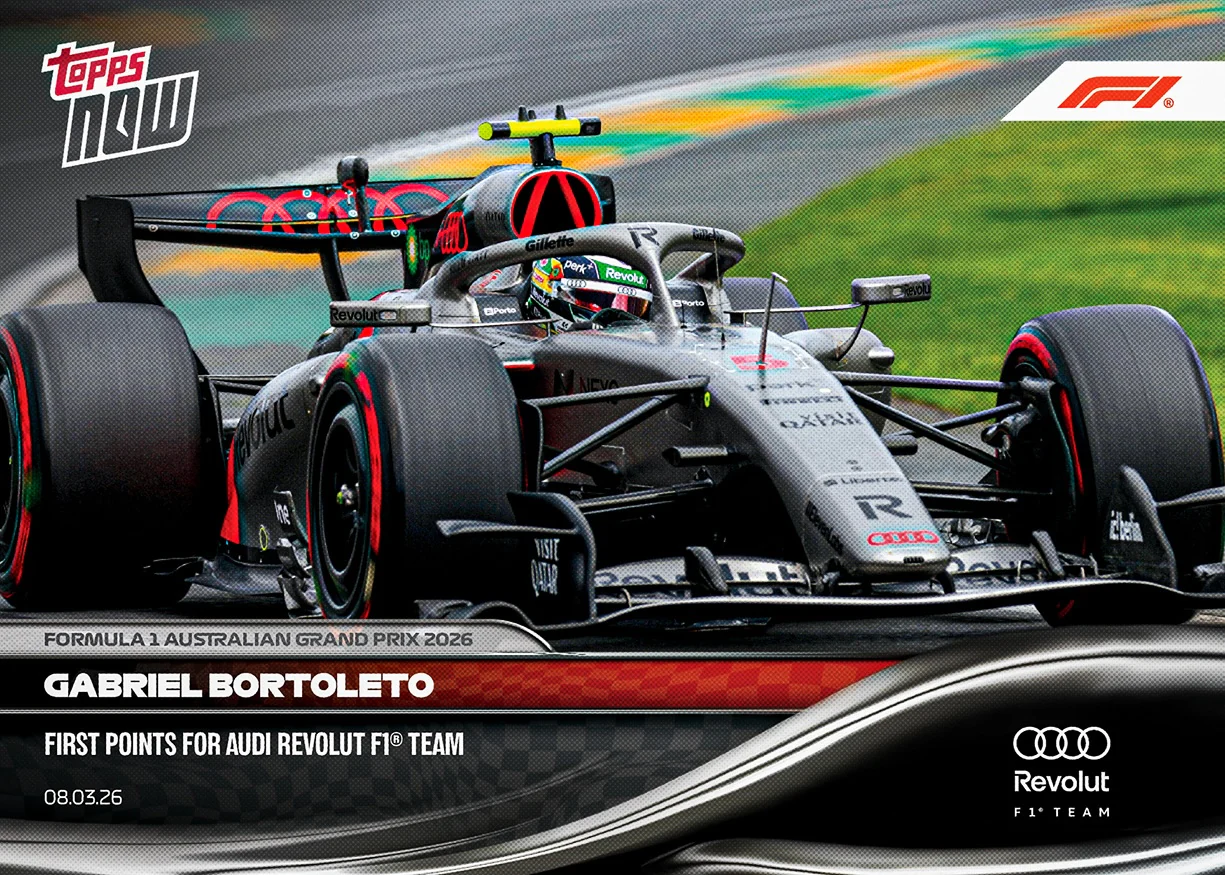 Gabriel Bortoleto - 2026 Formula 1® Topps NOW® - Card 16