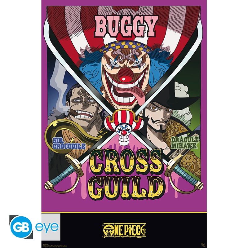ONE PIECE Poster Cross Guild (91.5x61cm)