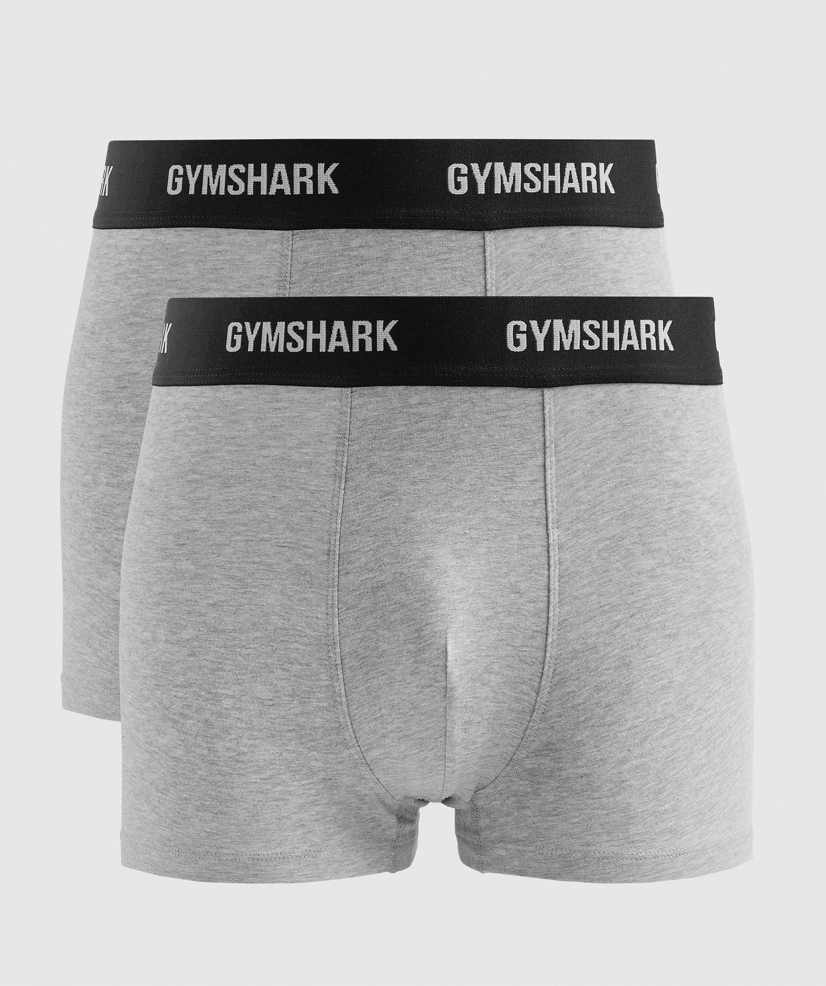 Boxers 2 Pack Light Grey Marl