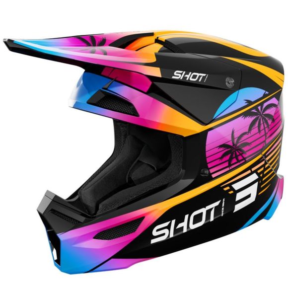 Casque cross Shot FURIOUS ENFANT - MIAMI - OrangeRef : SO3008