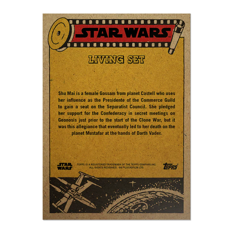 Topps UK - SW Living Set Card #416 - Shu Mai