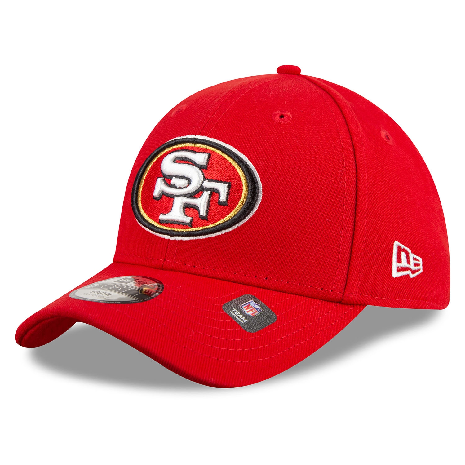 San Francisco 49ers NFL Team Logo 9FORTY Adjustable Cap Red (YOUTH)