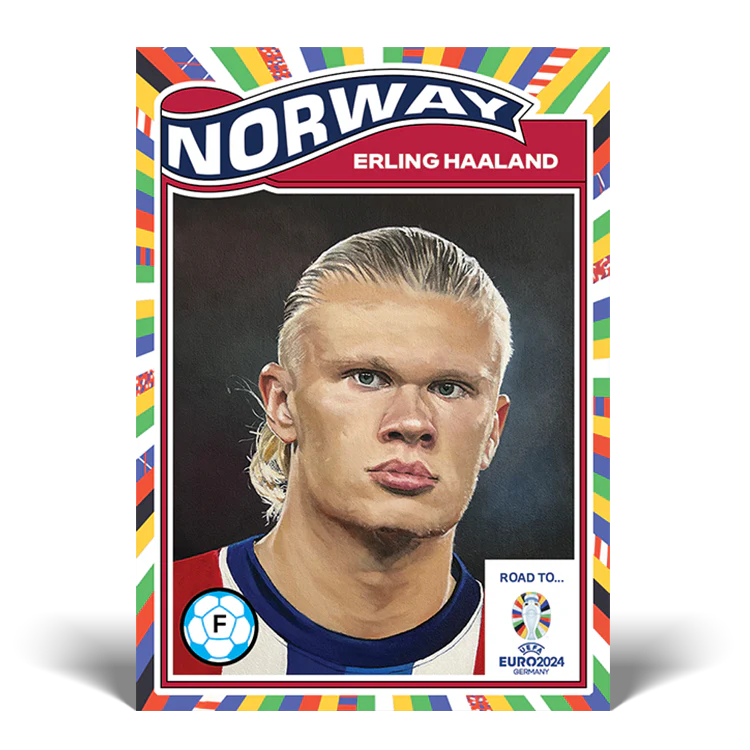 Road to UEFA EURO 2024 Living Set Card 3 - Erling Haaland