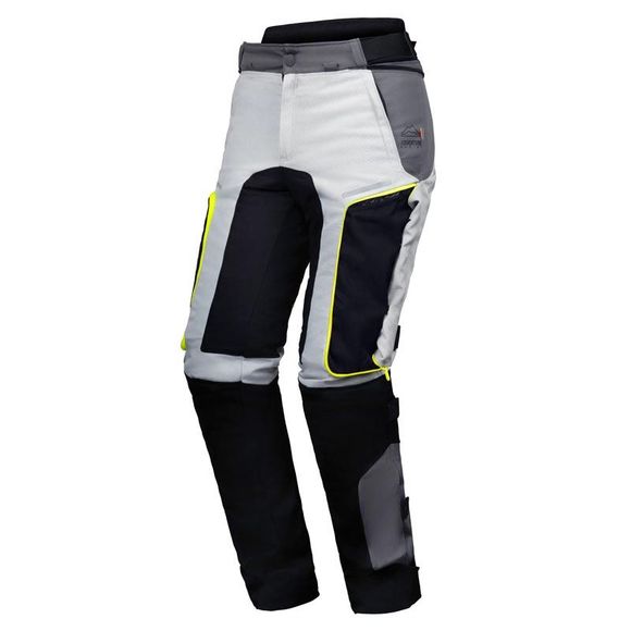 Ixon Vidar Pt - Gray / Yellow Motorcycle PantsRef : IX1757-C42791