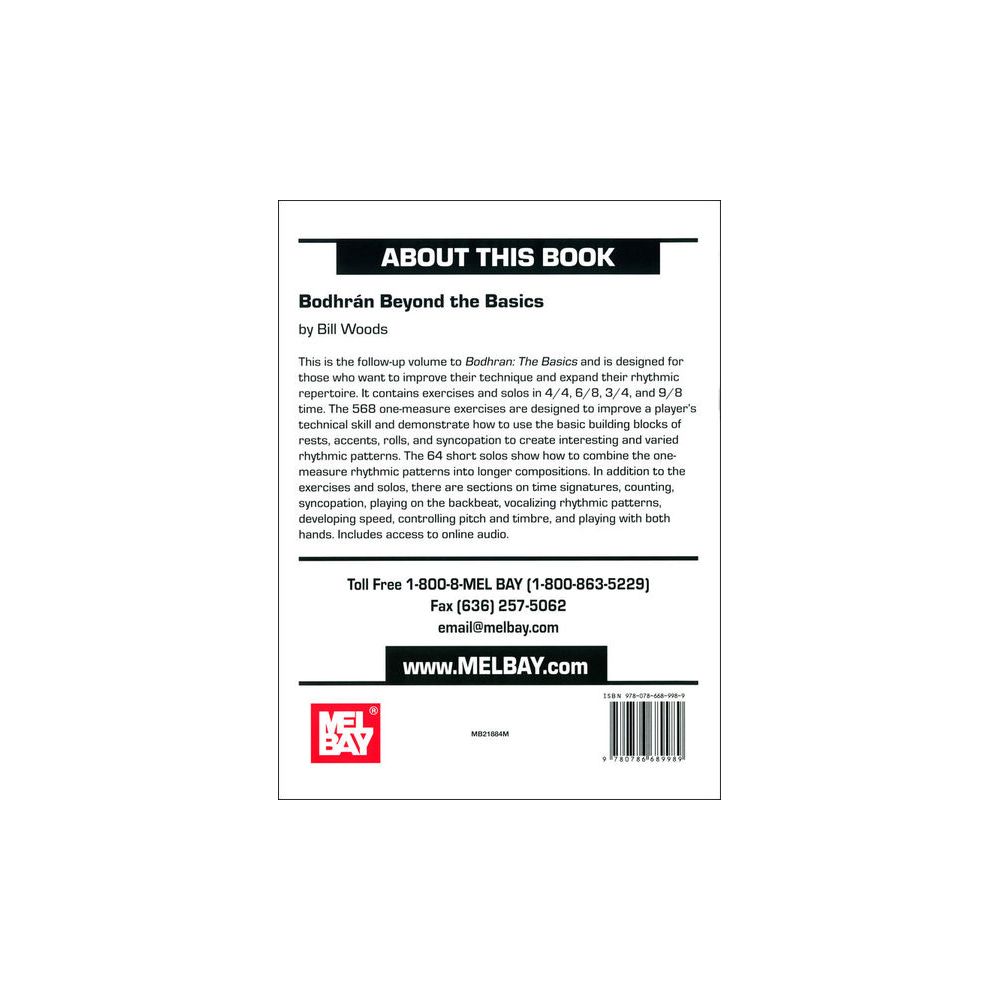 Mel Bay Bodhran – Beyond The Basics – Thomann Ireland