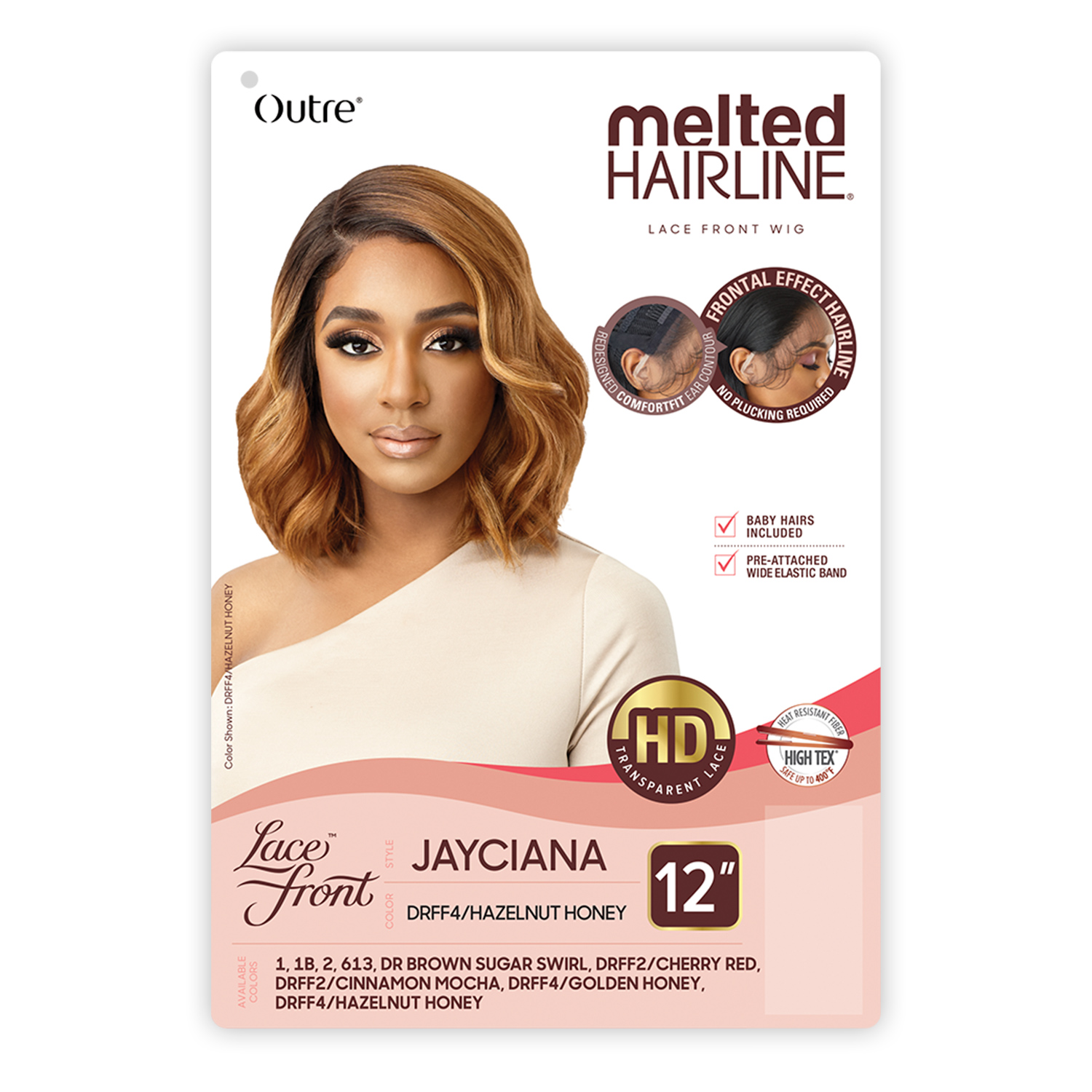 Outre Melted Hairline Glueless HD Lace Front Wig Jayciana