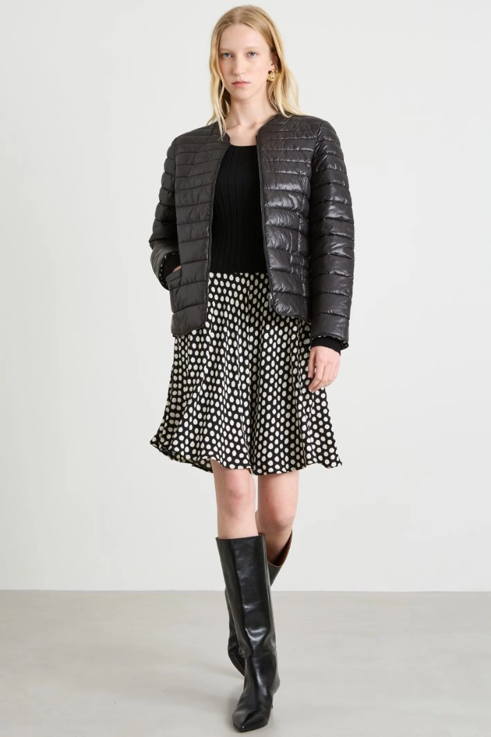 Reversible padded jacket - BLACK