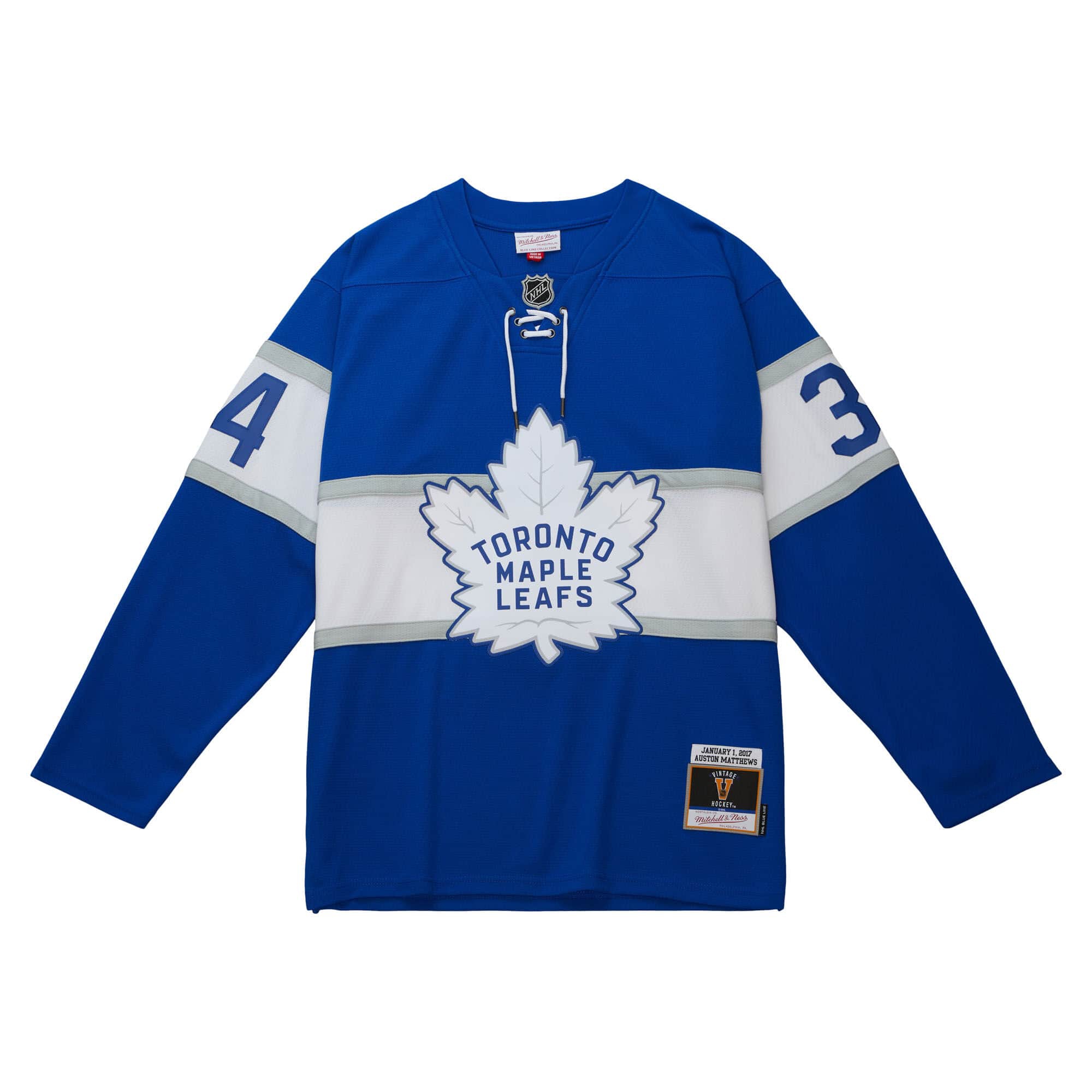 Auston Matthews #34 Toronto Maple Leafs 2017 Mitchell & Ness NHL Jersey
