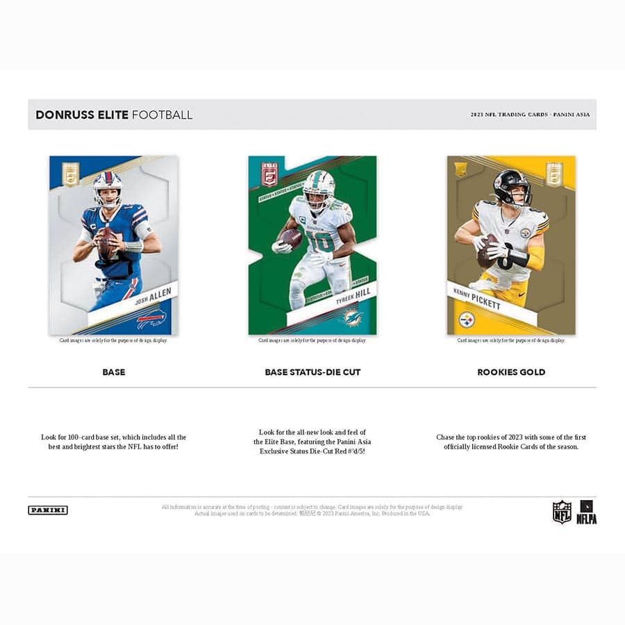 2023 Panini Donruss Elite Football NFL Tmall Asia Box