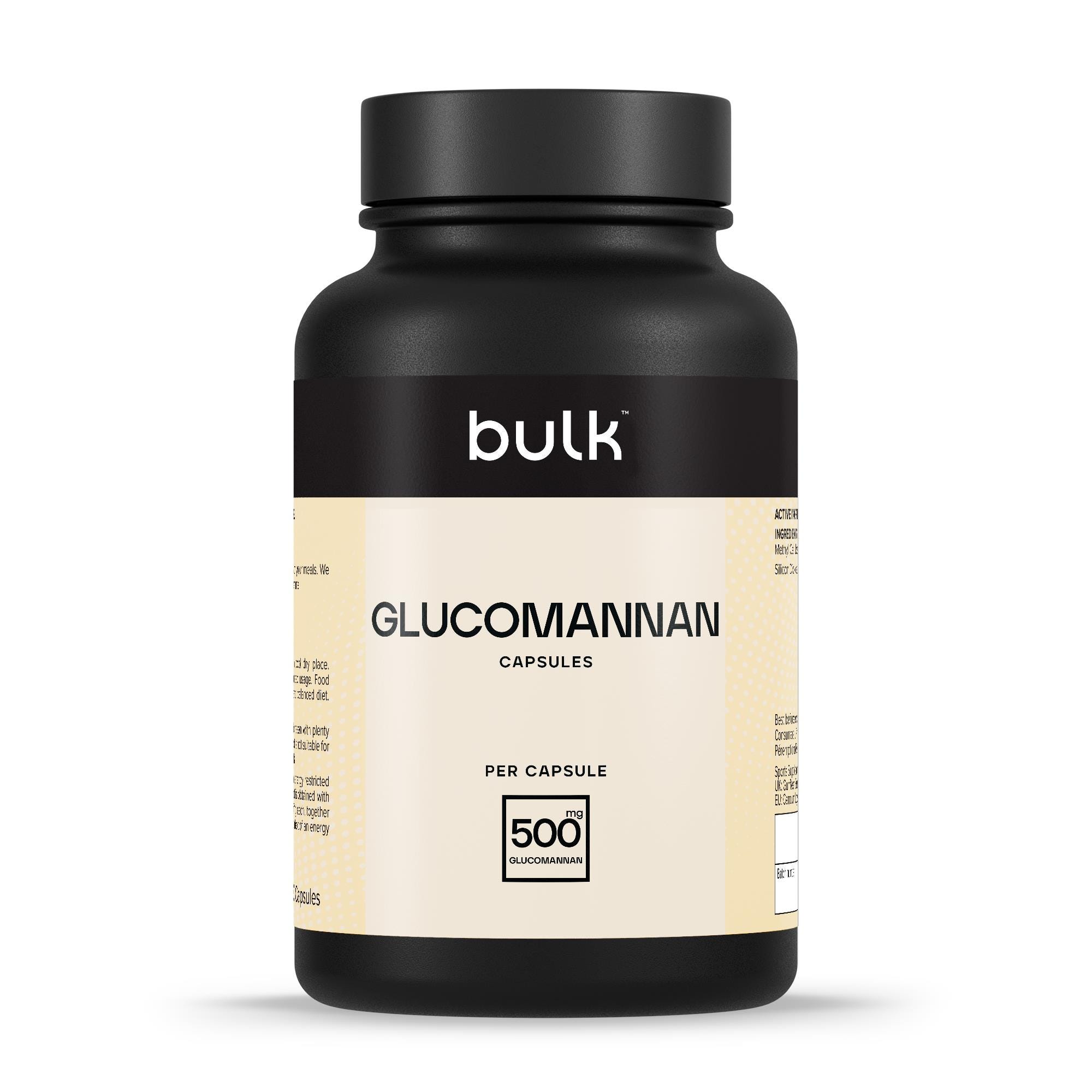 Glucomannan (Konjac) Capsules 500mg