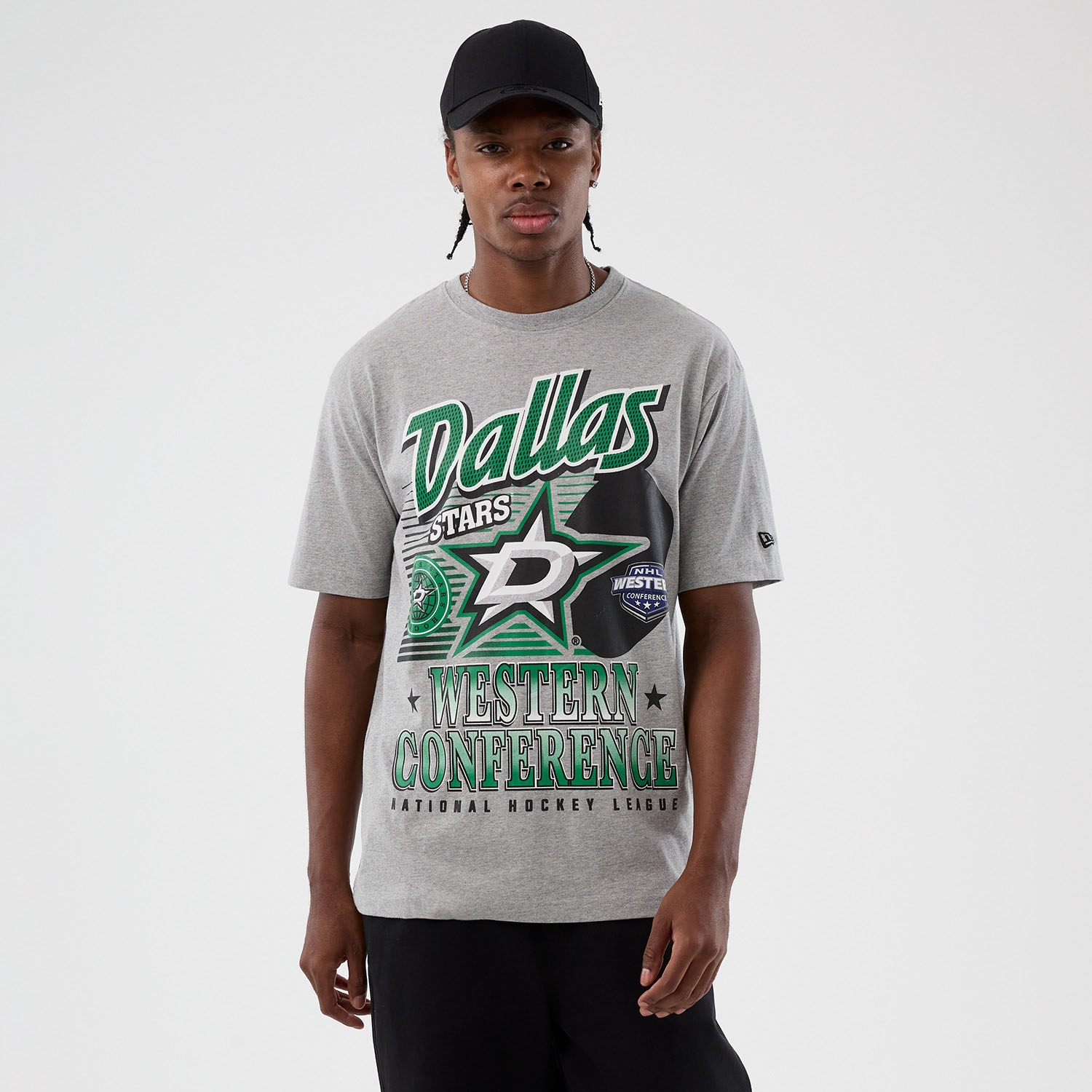 Dallas Stars Sport Classics Oversized NHL T-Shirt Gray