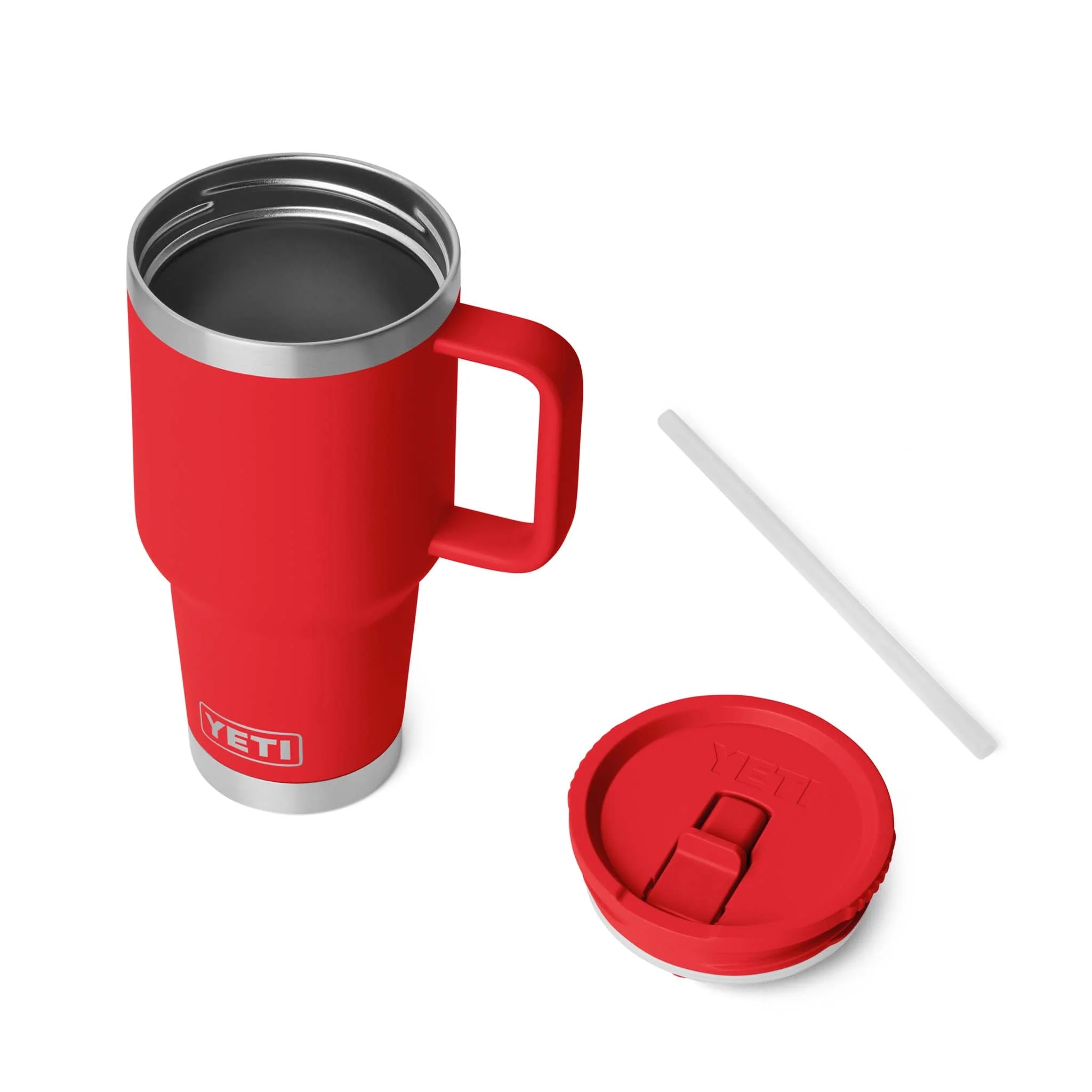 YETI Rescue Red 30oz Travel Straw Mug