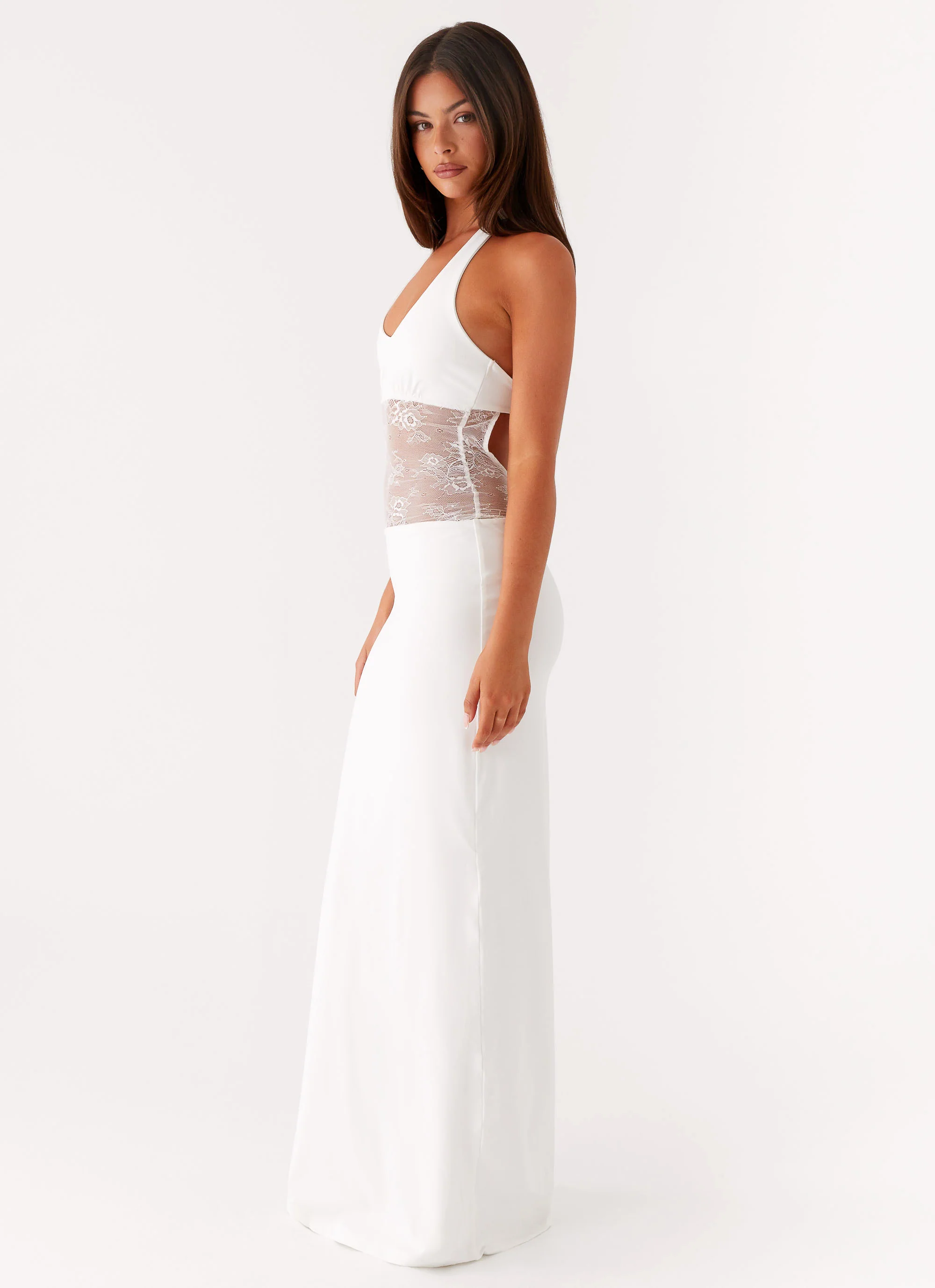 Main Focus Maxi Dress - White