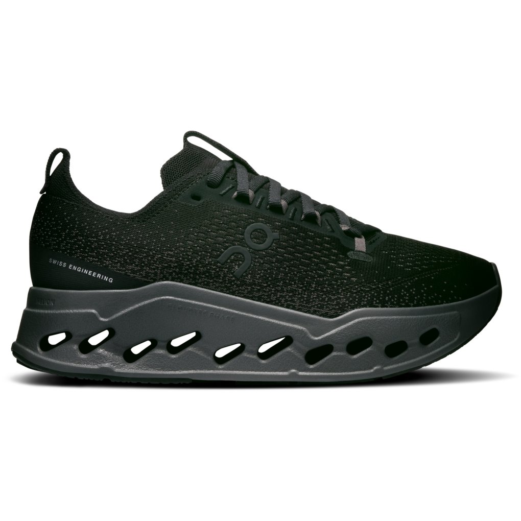 On Cloudsurfer Max Running Shoes Women - Wide - Black | Eclipse