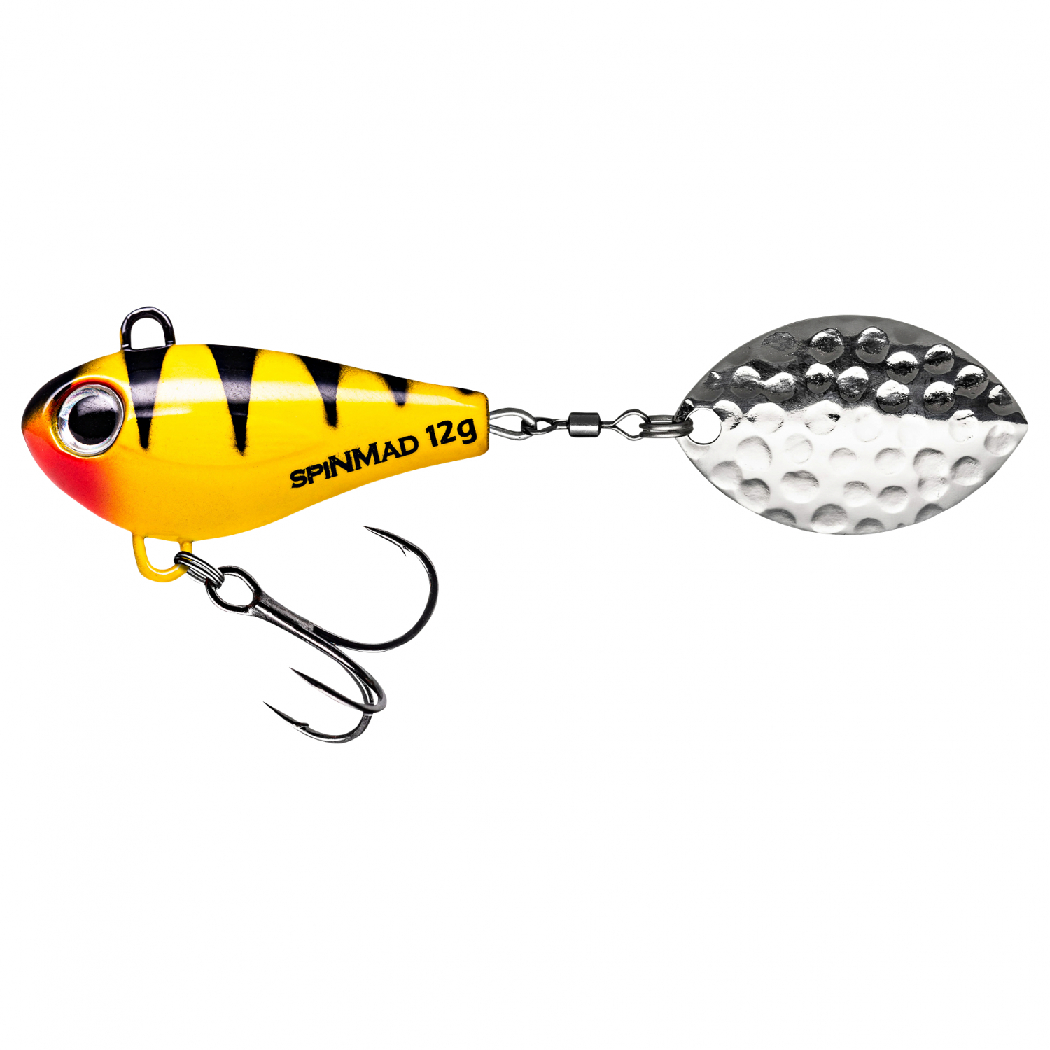 SpinMad Lead Head Spinners Jigmaster (Lemon Tiger, 12 g)