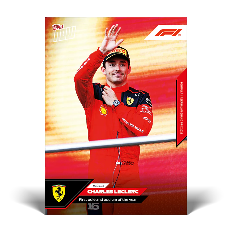 Topps UK - First pole and podium of the year - F1 TOPPS NOW® Card #011