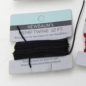Newbaum's Hemp Twine 3.6 m - black