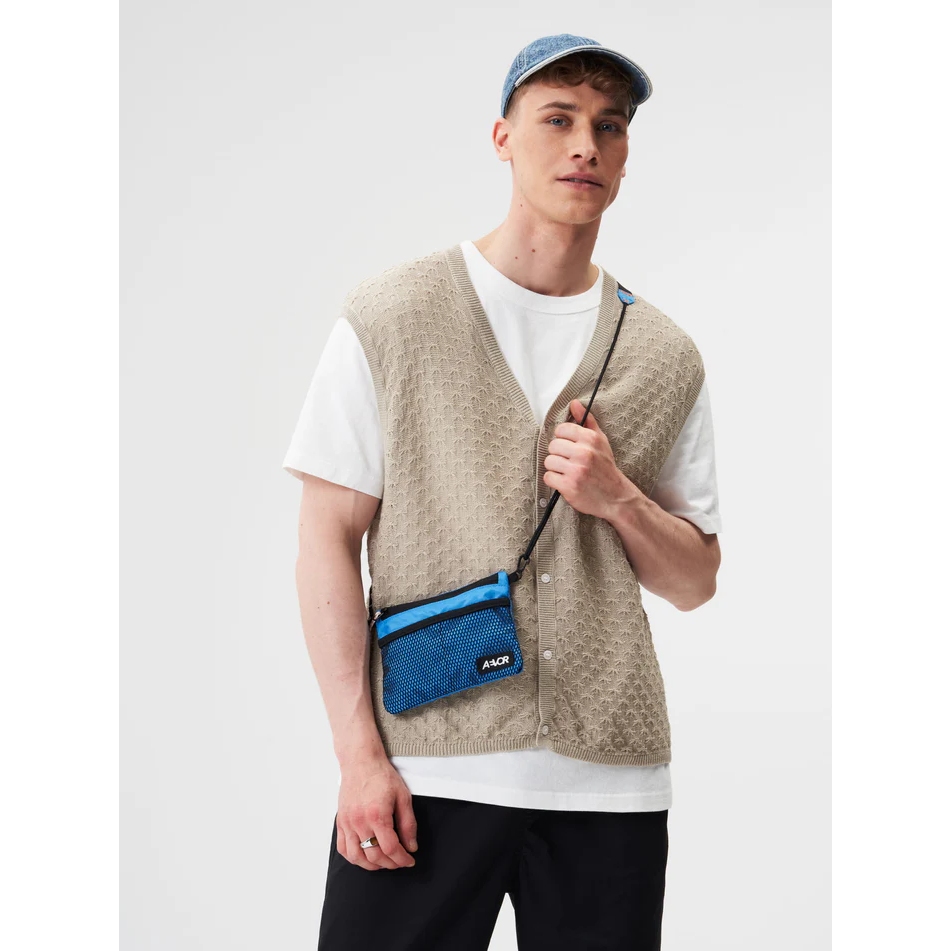 AEVOR Chest Pouch 1L - Ripstop Retro Blue