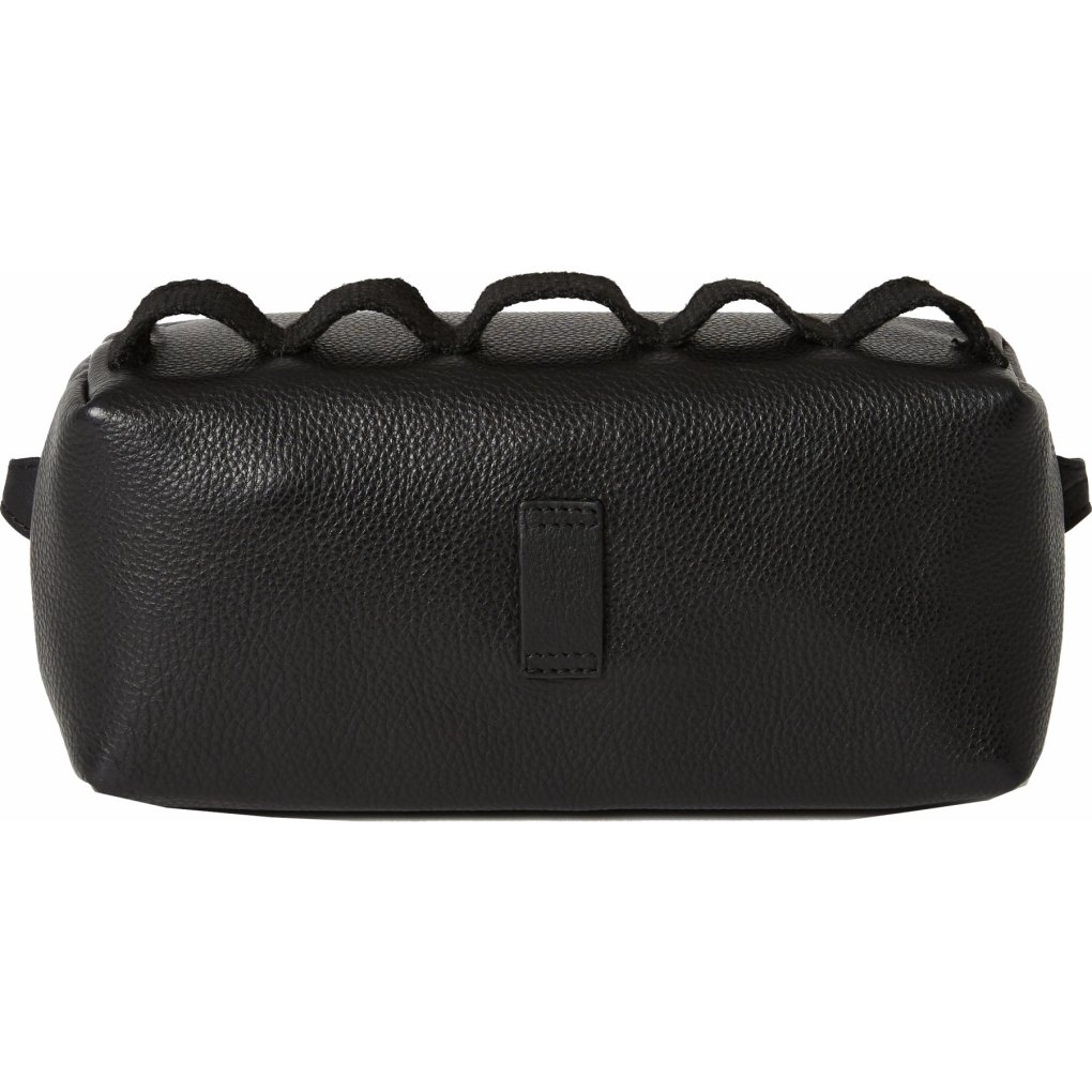 FINGERSCROSSED Leather Handlebar Bag - Black
