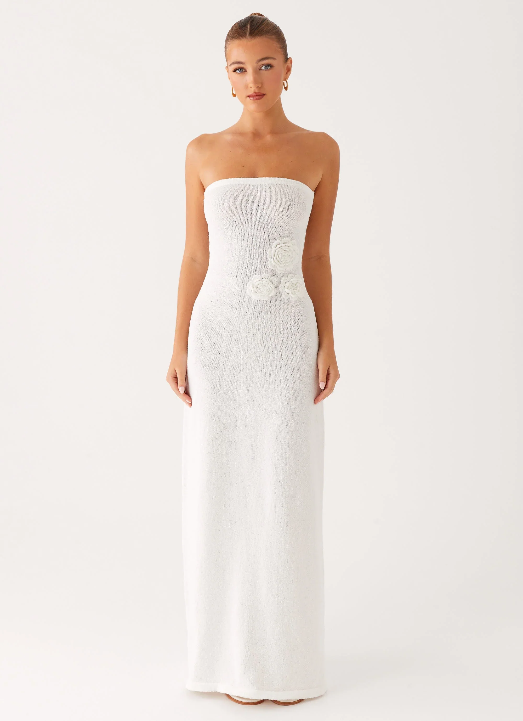 Arli Strapless Maxi Dress - Ivory