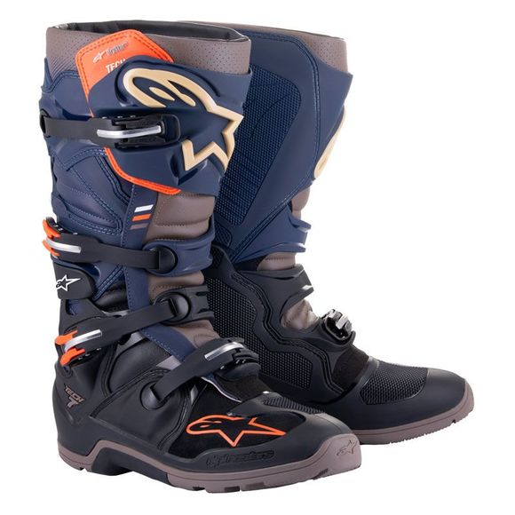 Bottes cross Alpinestars TECH 7 ENDURO DRYSTAR 2023 - Noir / BleuRef : AP3171