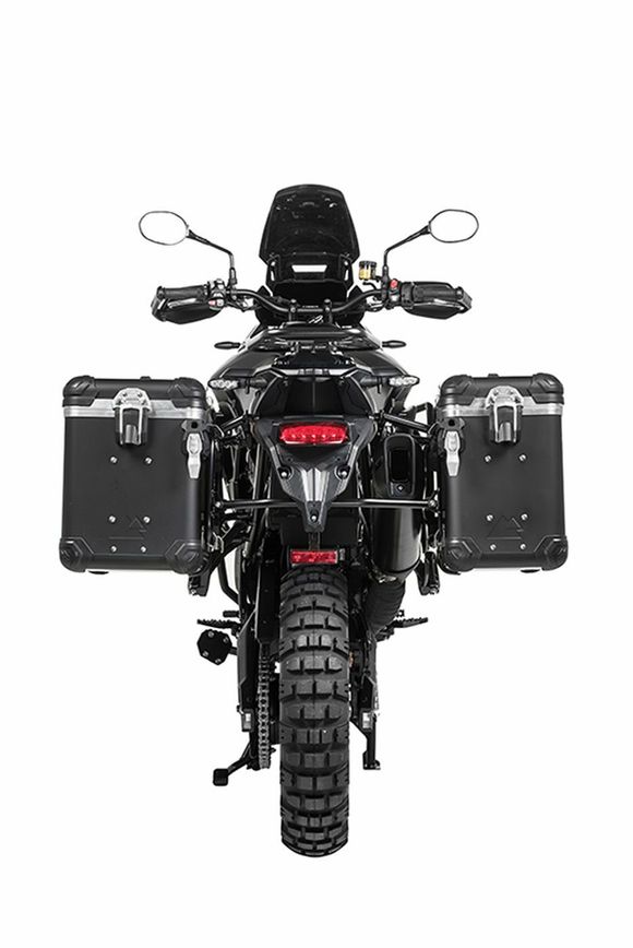 Touratech suitcase Complete kit ZEGA Evo 38/45 - Gray support included - Gray anodizedRef: Trt01892A / 01-421-6836-0