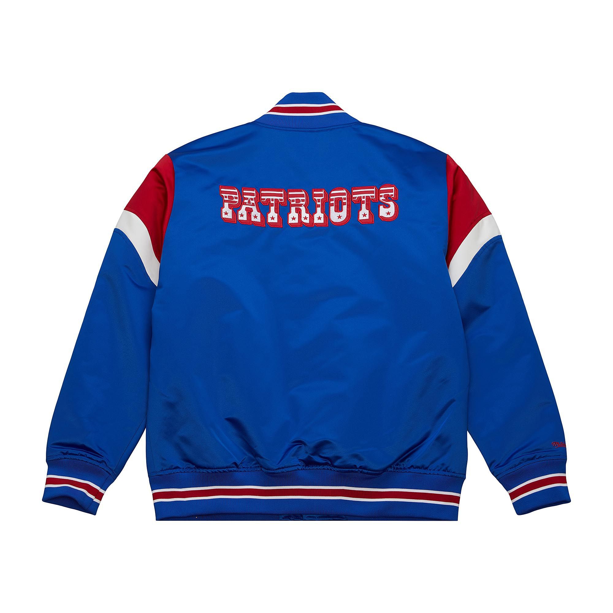 New England Patriots Mitchell & Ness Heavyweight Satin NFL Jacket
