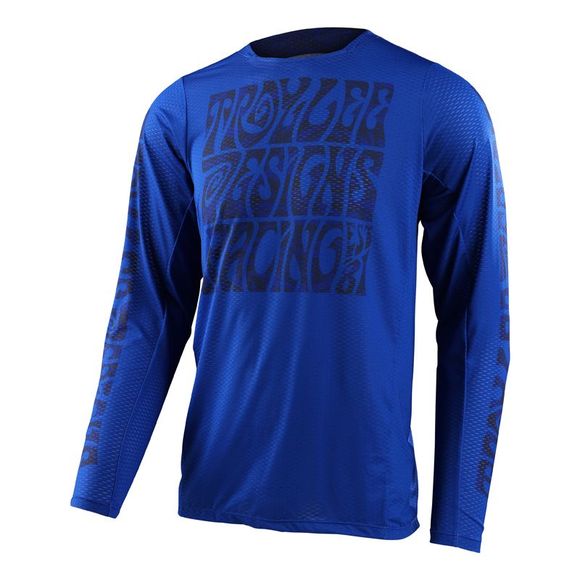 TroyLee design GP PRO AIR MANIC MONDAY CHILDREN'S cross jersey - Blue / WhiteRef: TRL0970