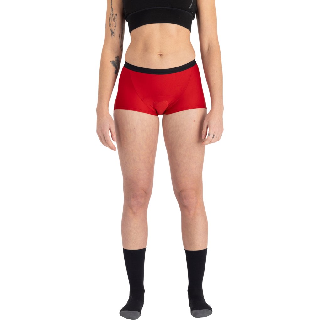 7mesh Foundation Boxer Brief Women - Cherry