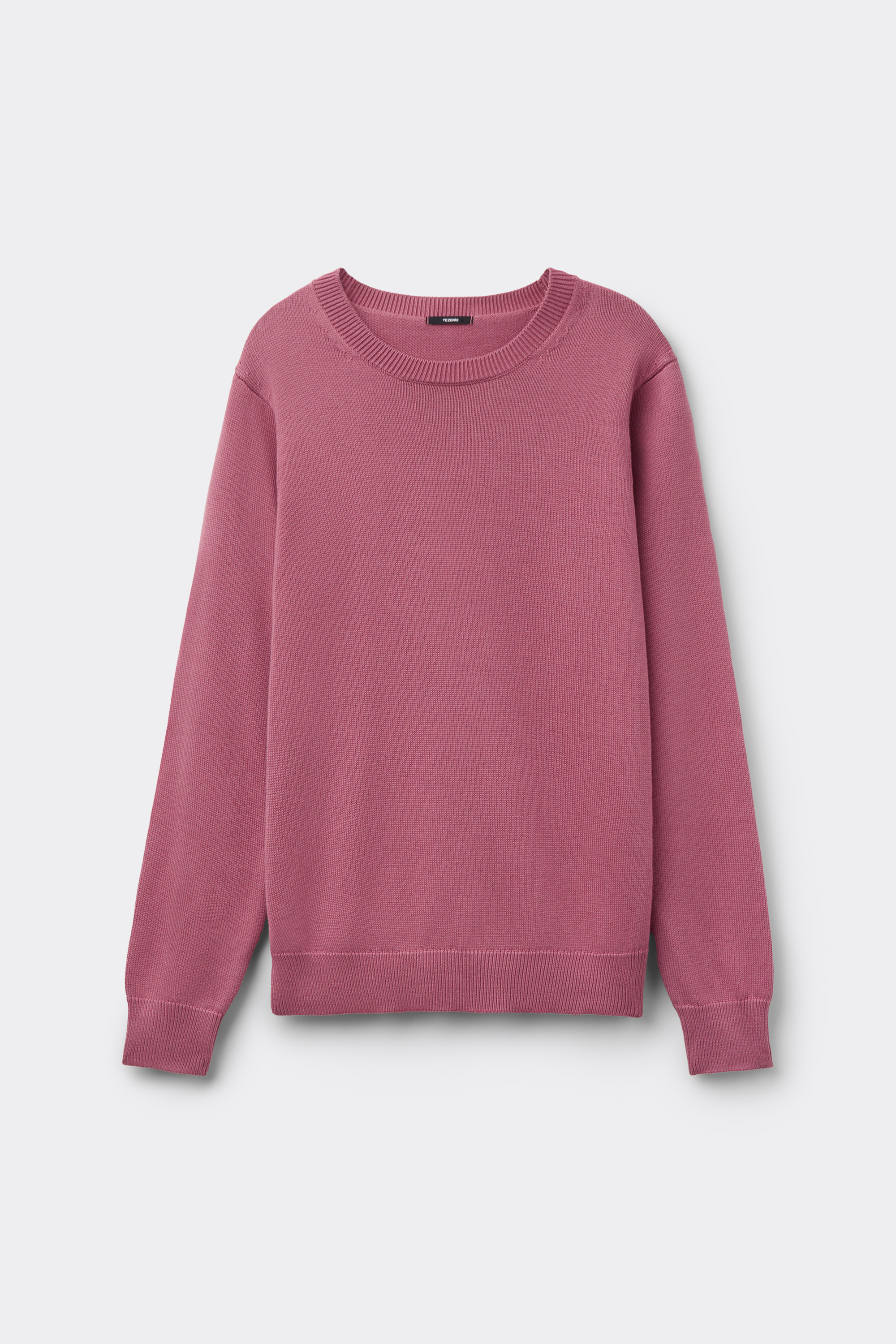 Fully-Fashioned Cotton and Modal Round Neck Jumper