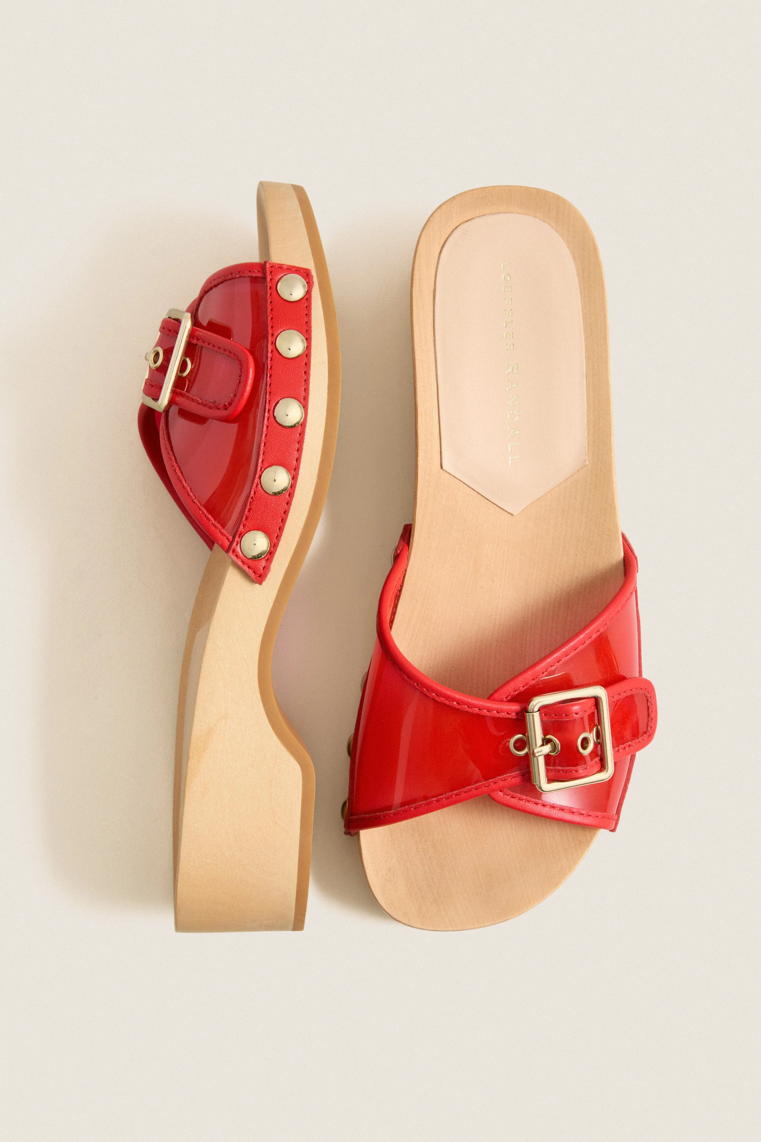 Red Paulie Sandals