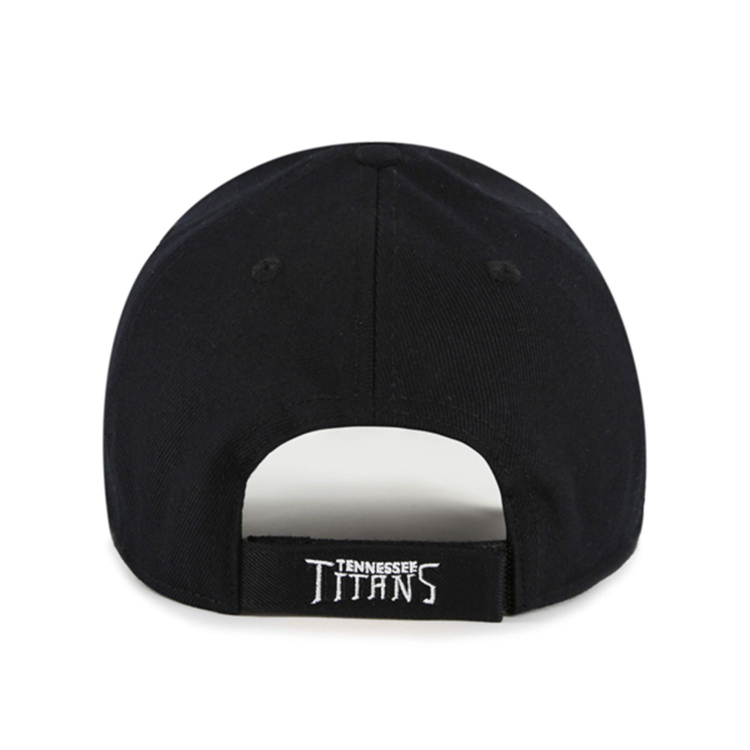 Tennessee Titans Black & White '47 MVP Adjustable NFL Cap Black