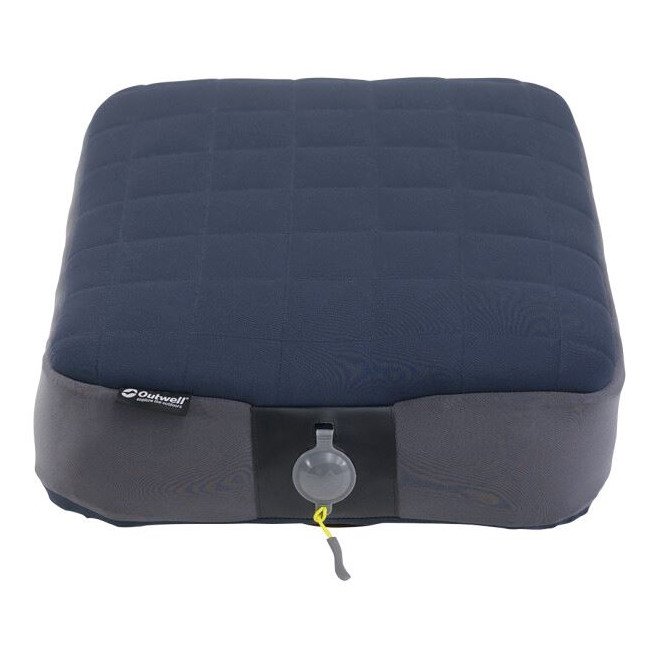 Outwell Memory Air Pillow Deluxe - blue/grey