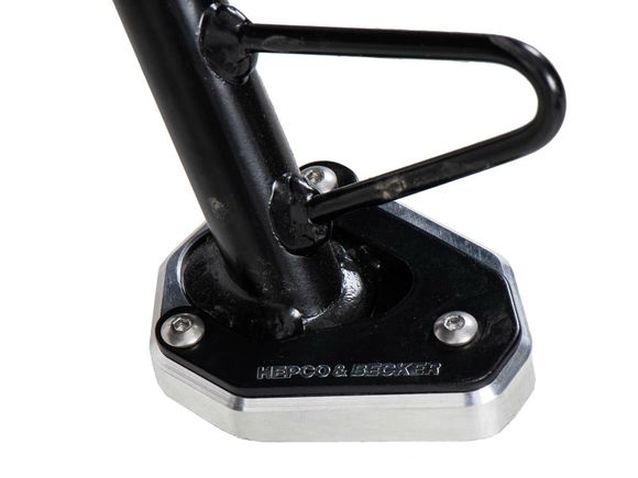 Hepco & Becker side stand extension - black/silverRef: Hbe00557A / 42112550 00 91