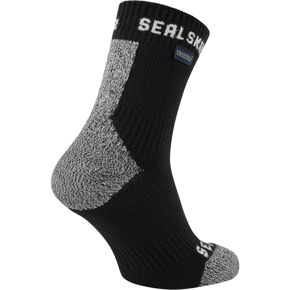 SealSkinz Dunton Waterproof All Weather Ankle Length Socks with Hydrostop - Black