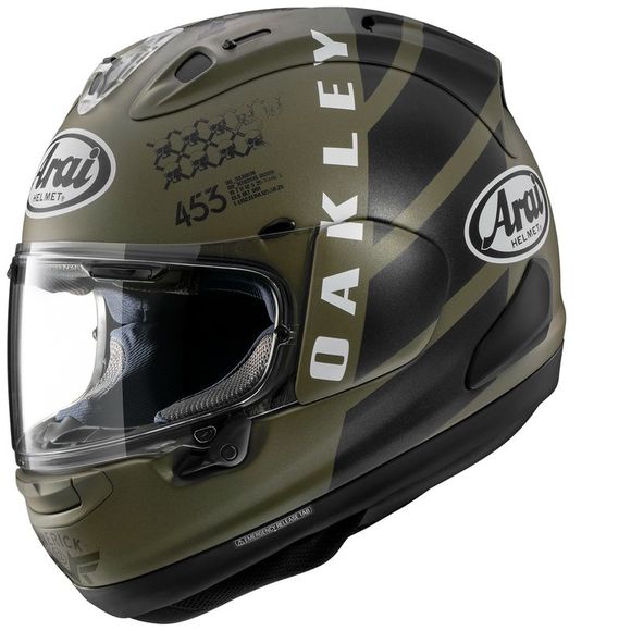 Full helmet Arai RX -7V EVO - MAVERICK Oakley - GREENRef: AI0619