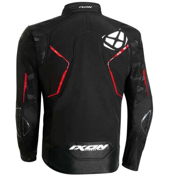 Moto Jacket Ixon Cell - Black White Red - Black / RedRef: IX1357
