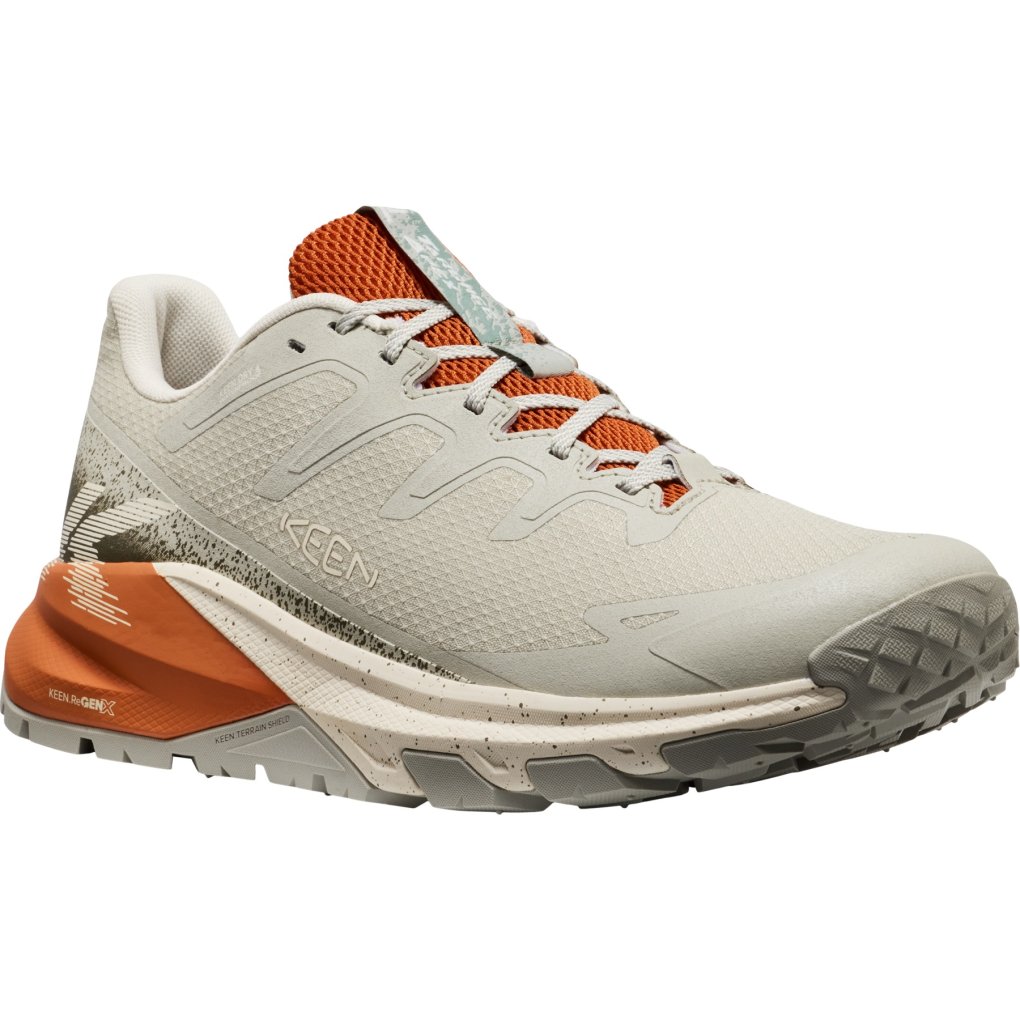 KEEN Targhee Apex Waterproof Hiking Shoes Men - Abbey Stone/Gold Flame