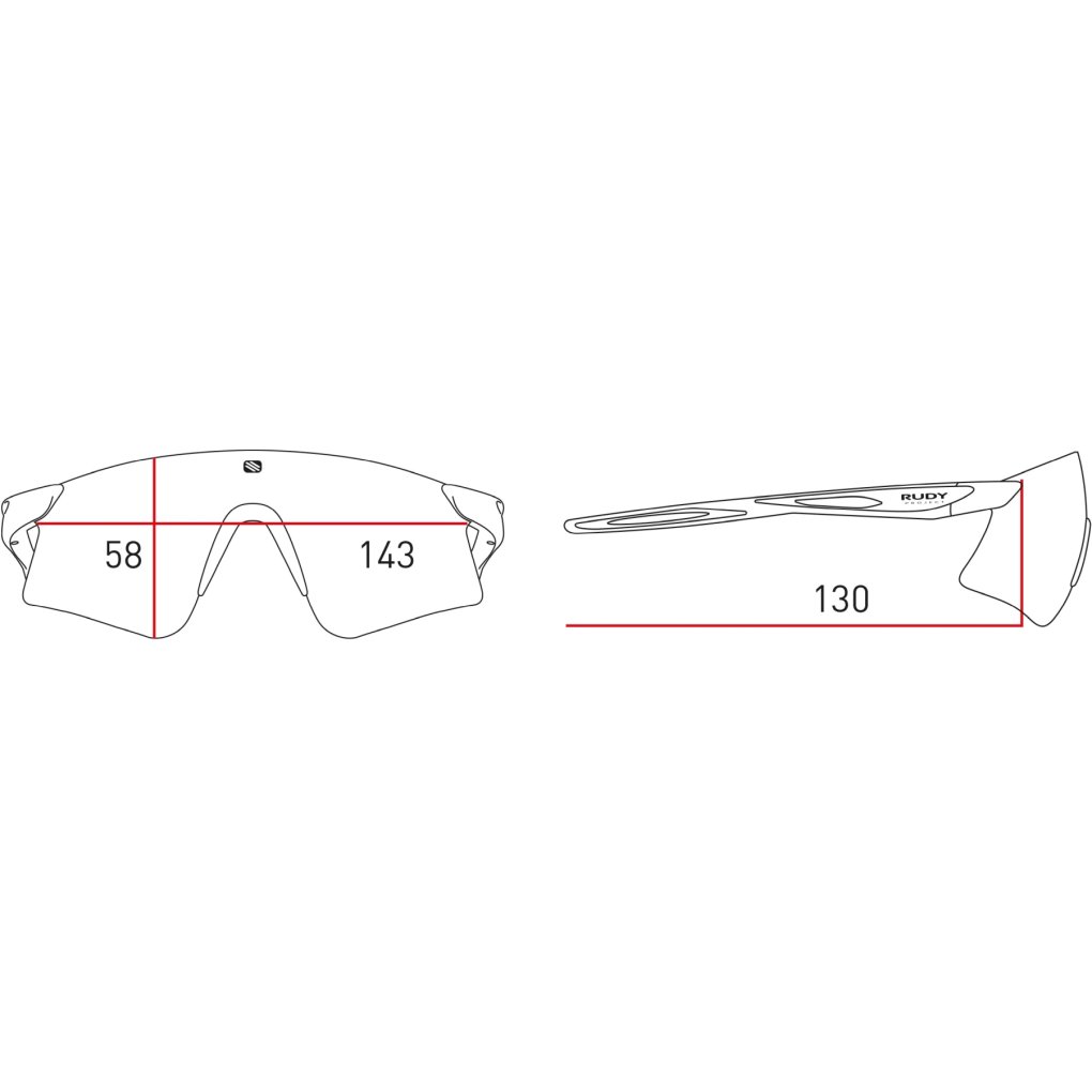 Rudy Project Astral Sphere Glasses - Black Matte - ImpactX™ Photochromic 2 Black