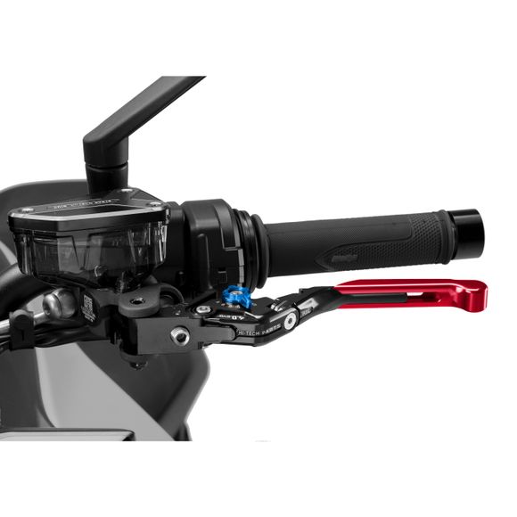 Puig Folding Extendable Clutch Lever 4.0 Red Universal - BlueRef: PUI0960